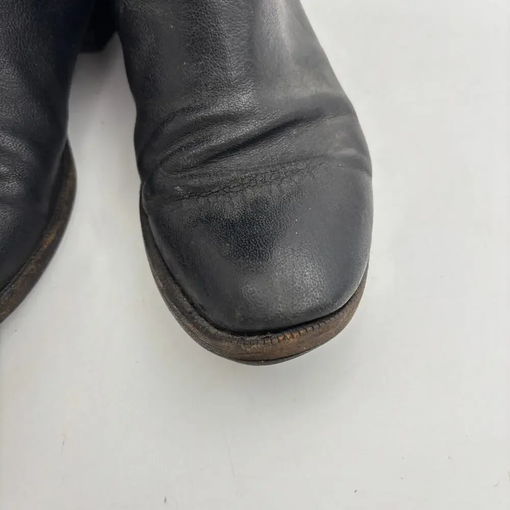 Vintage Maison Martin Margiela Riding Boots Women's 37.5 US 7.5 Black